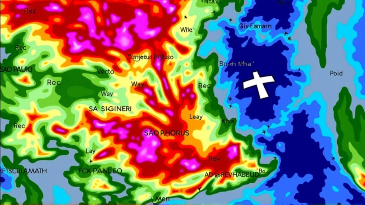 Alerta de Tempestade Ameaça São Paulo e Centro do Brasil com Intensas Chuvas e Ventos