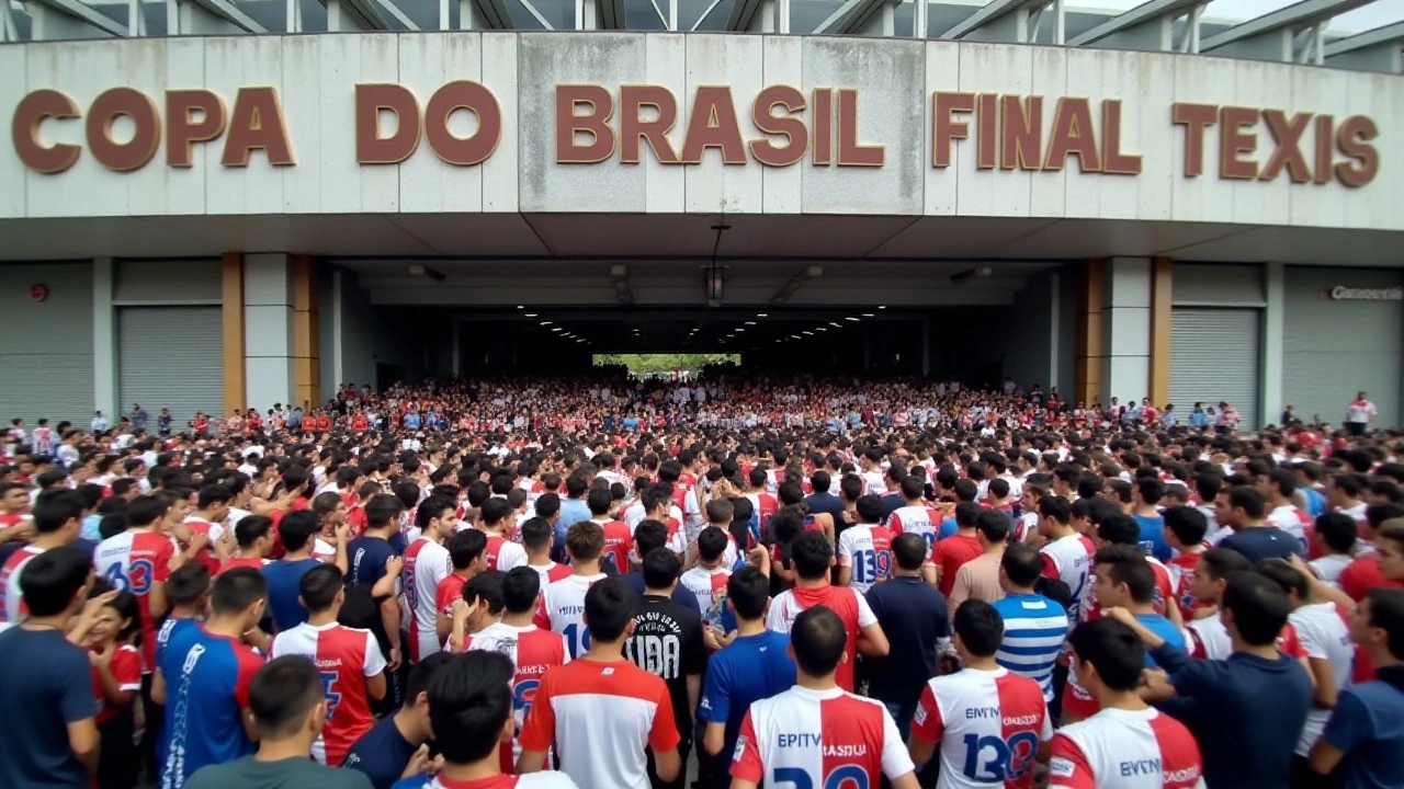 Torcedores do Atlético-MG tentam invadir decisão da Copa do Brasil contra Flamengo