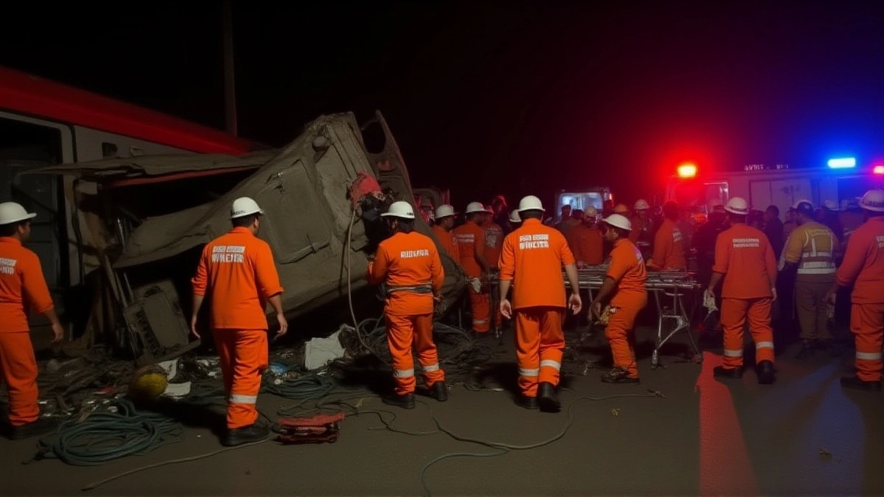 17 mortos em acidente de ônibus na BR-423, entre Paranatama e Saloá