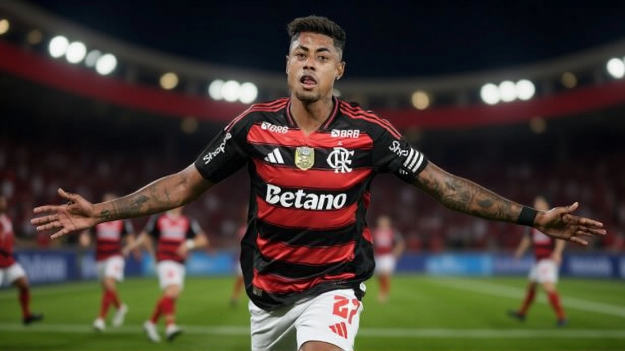 Bruno Henrique faz dois e Flamengo dorme na liderança do Brasileirão 2025